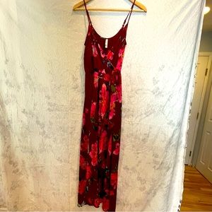 Floral high low xhilaration dress